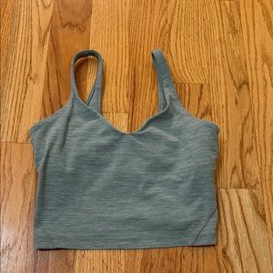 LuluLemon Green Cropped Tank Top